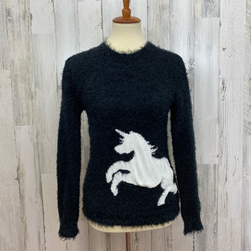 Joe Boxer Eyelash Unicorn Sweater, S